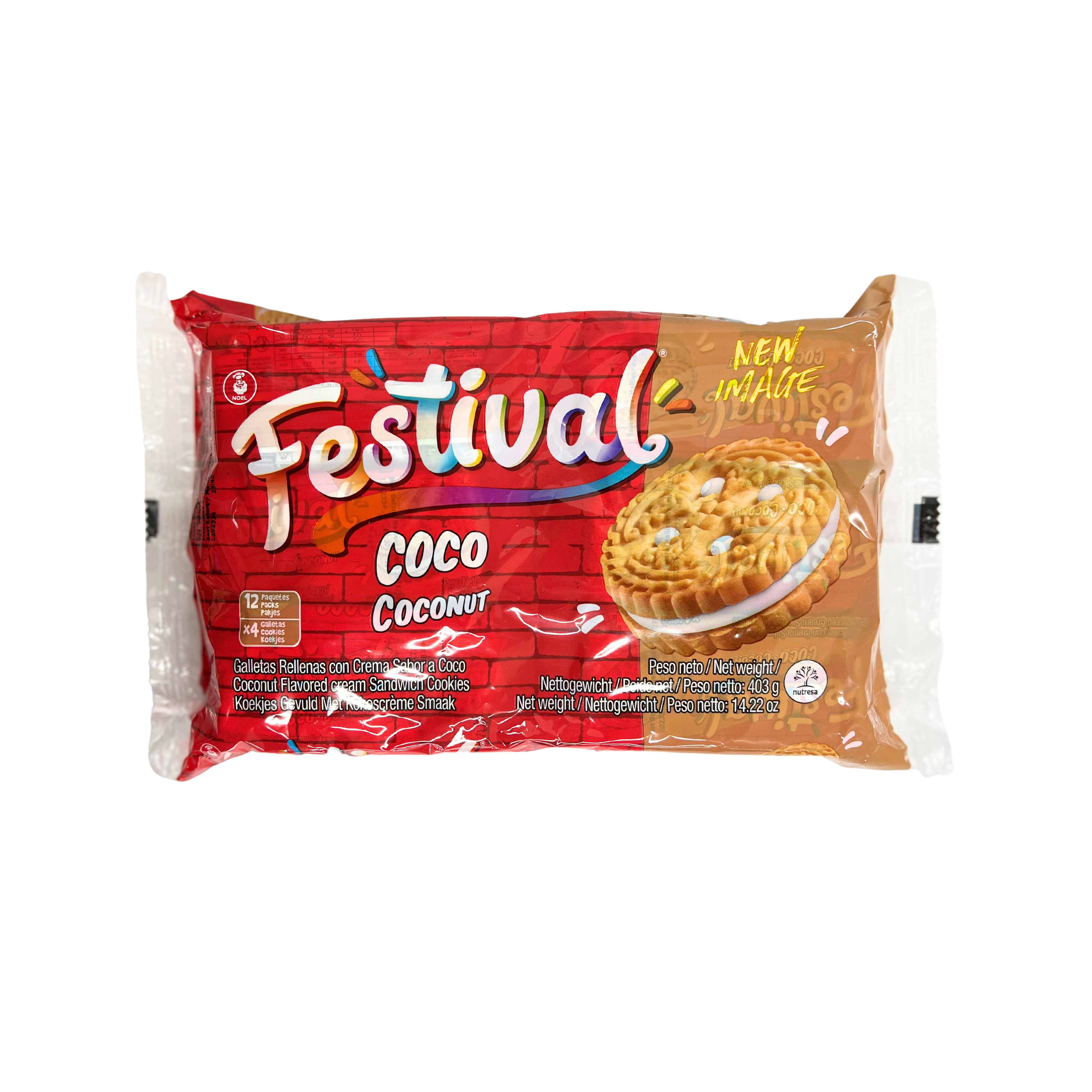 Noel Festival Coconut Cookies Bag 403g