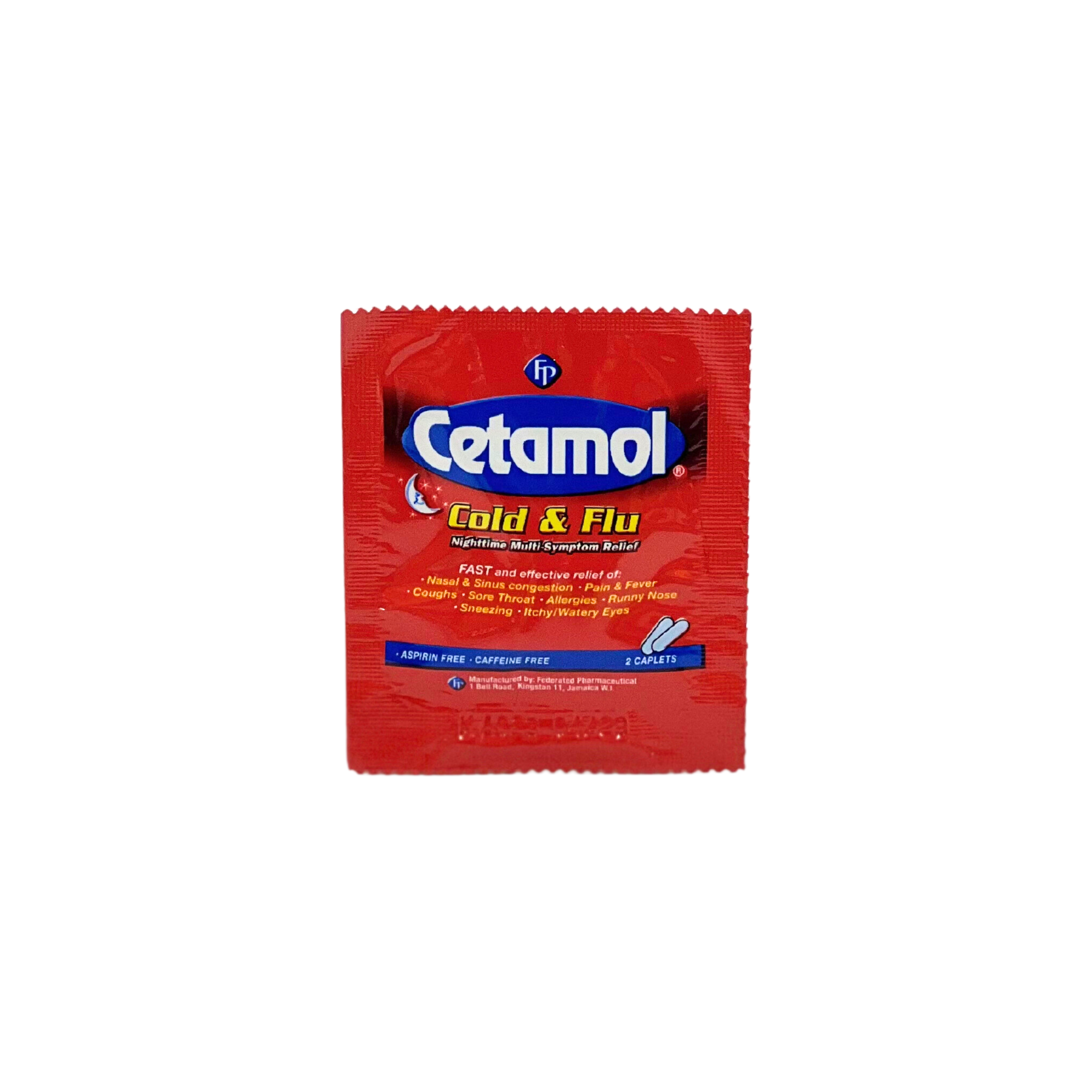 Cetamol Multi-Symptom Night Time 2 Cap