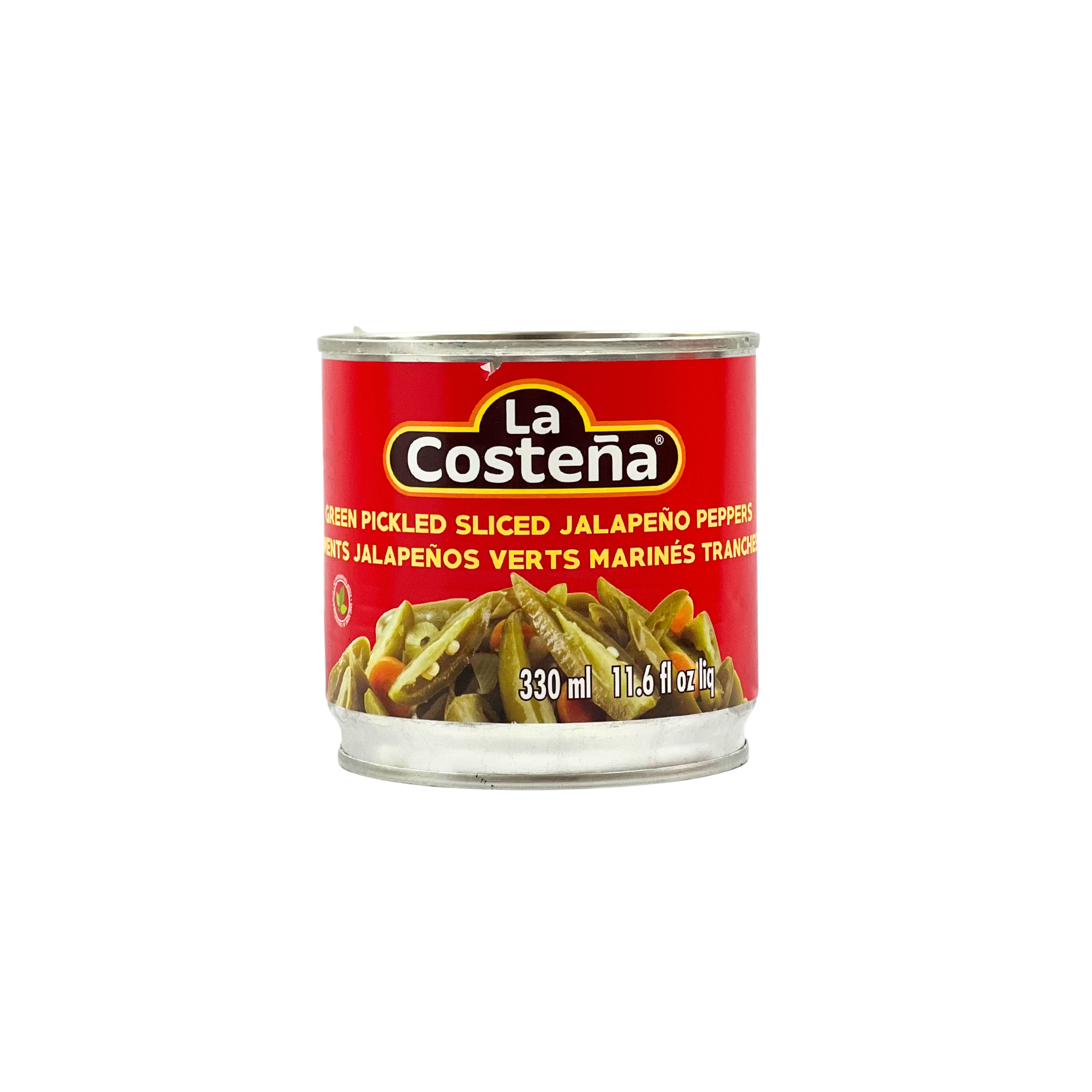 La Costena Green Pickled Sliced Jalapeno Peppers 330ml