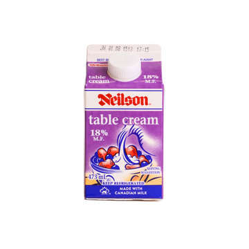 NEILSON TAble cream 18% 473ml