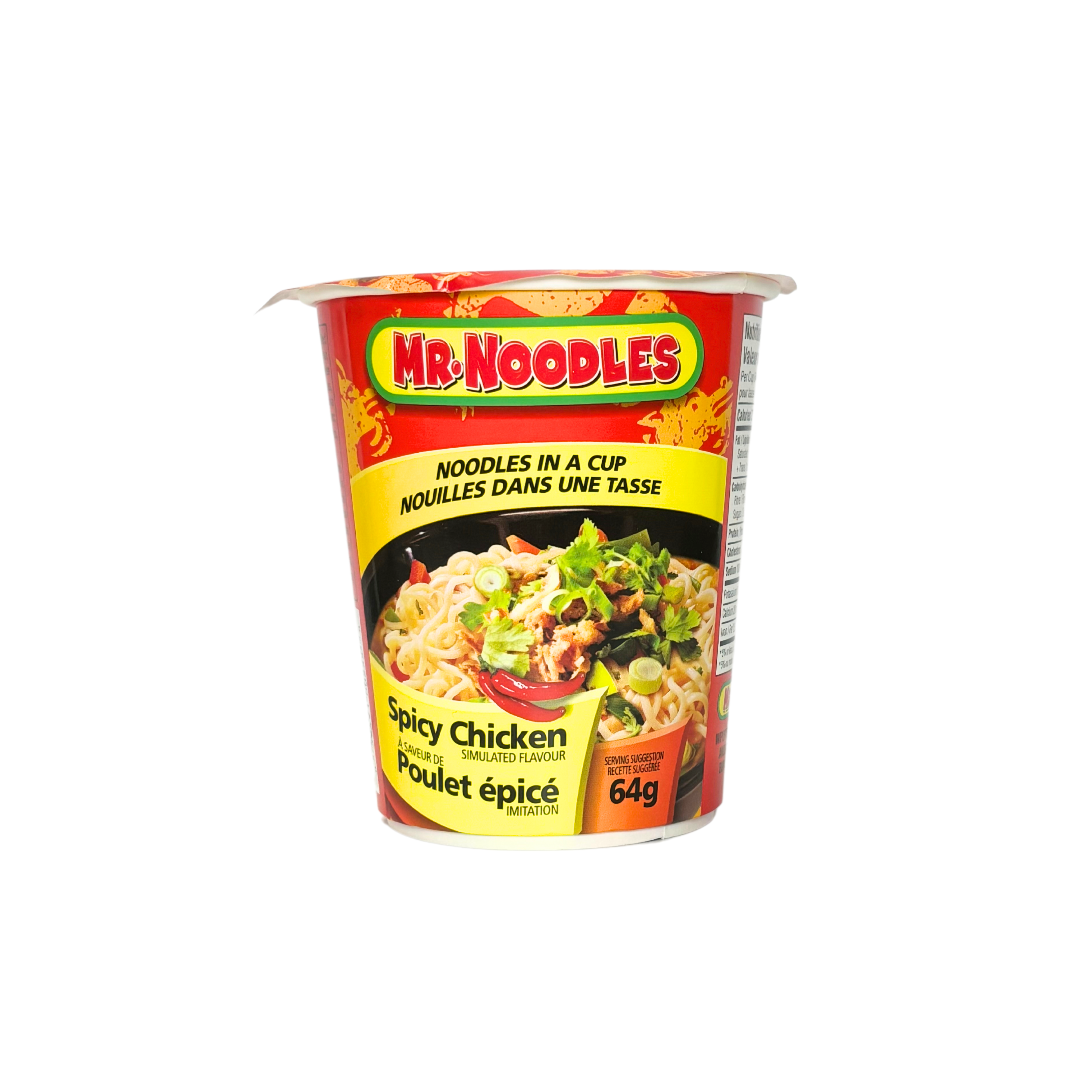 Mr Noodle Cup Spicy Chicken 64g