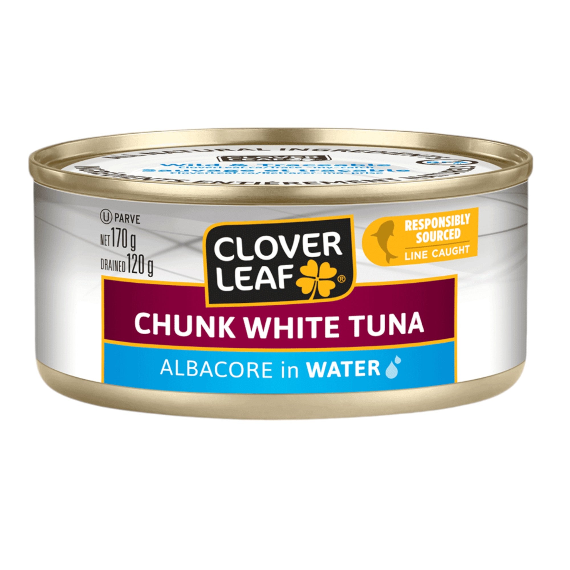 Cloverleaf Tuna Chunk White In Water 170G