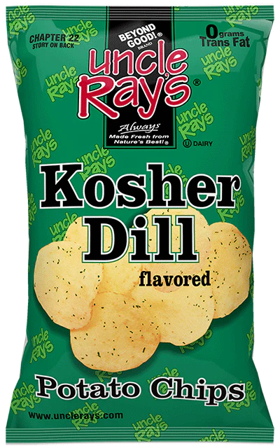 Uncle Ray Chips  Kosher Dill  130g