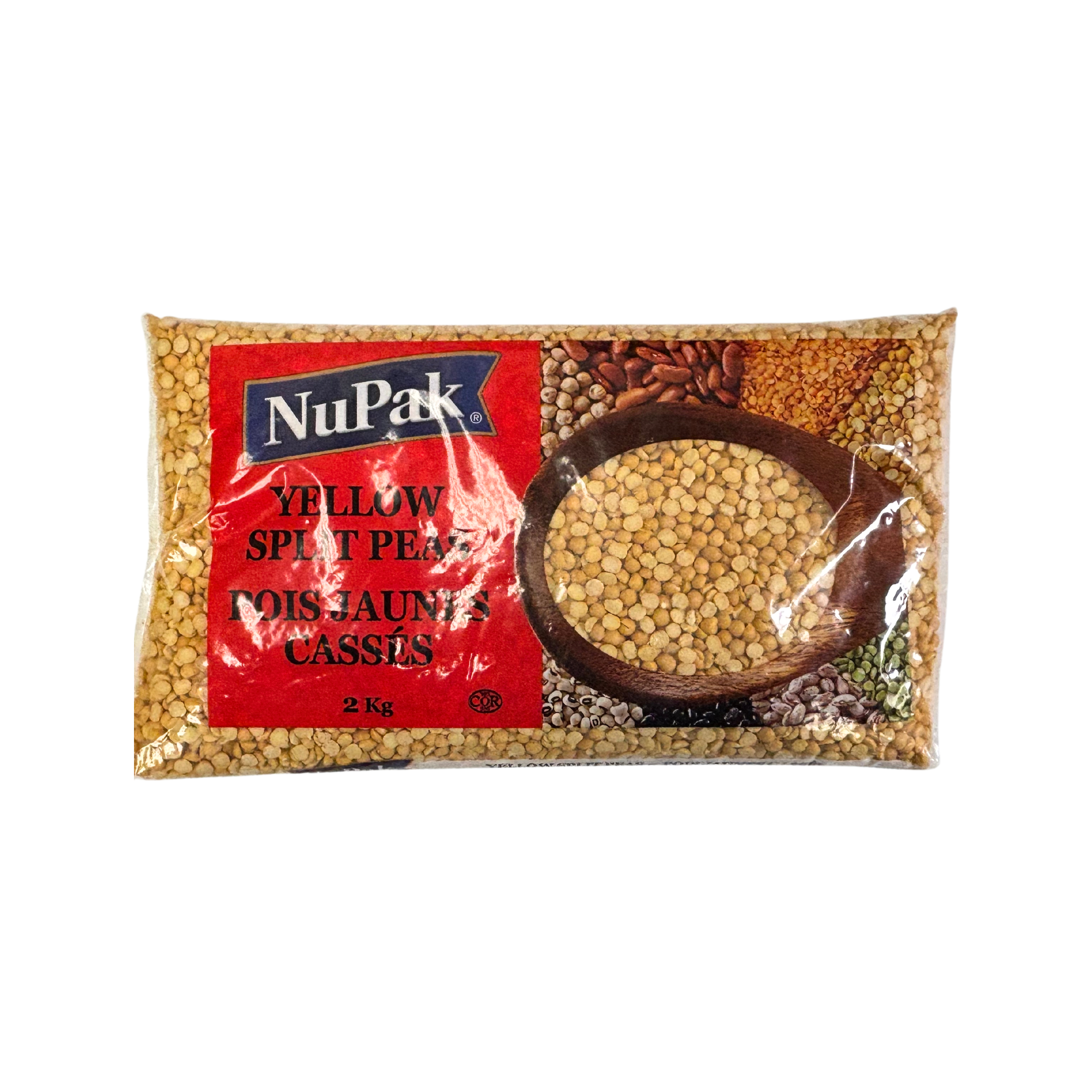 Nupak Yellow Split Peas 2Kg