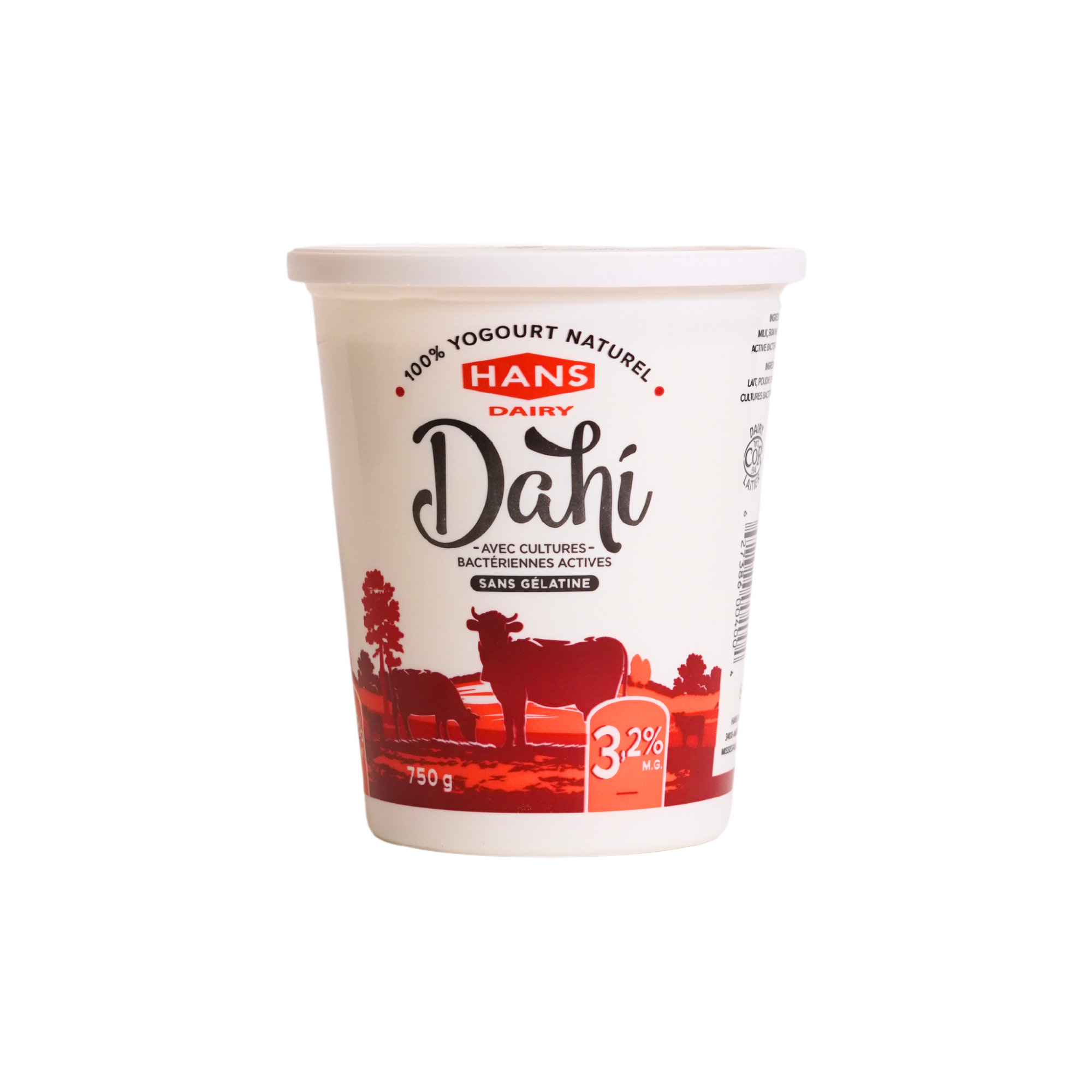 Hans Dahi Yogurt 3.2% 750g