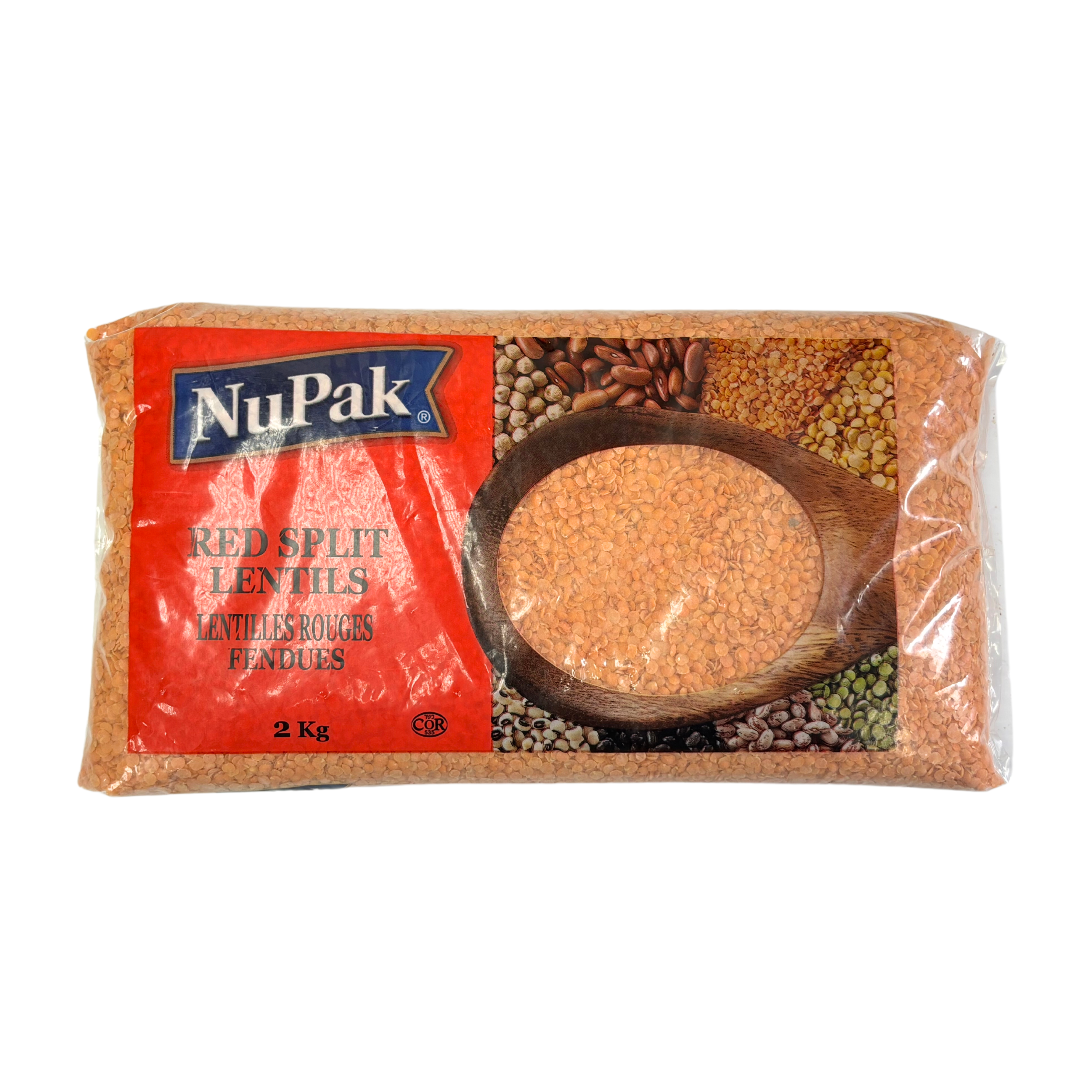 Nupak Red Lentils 2Kg