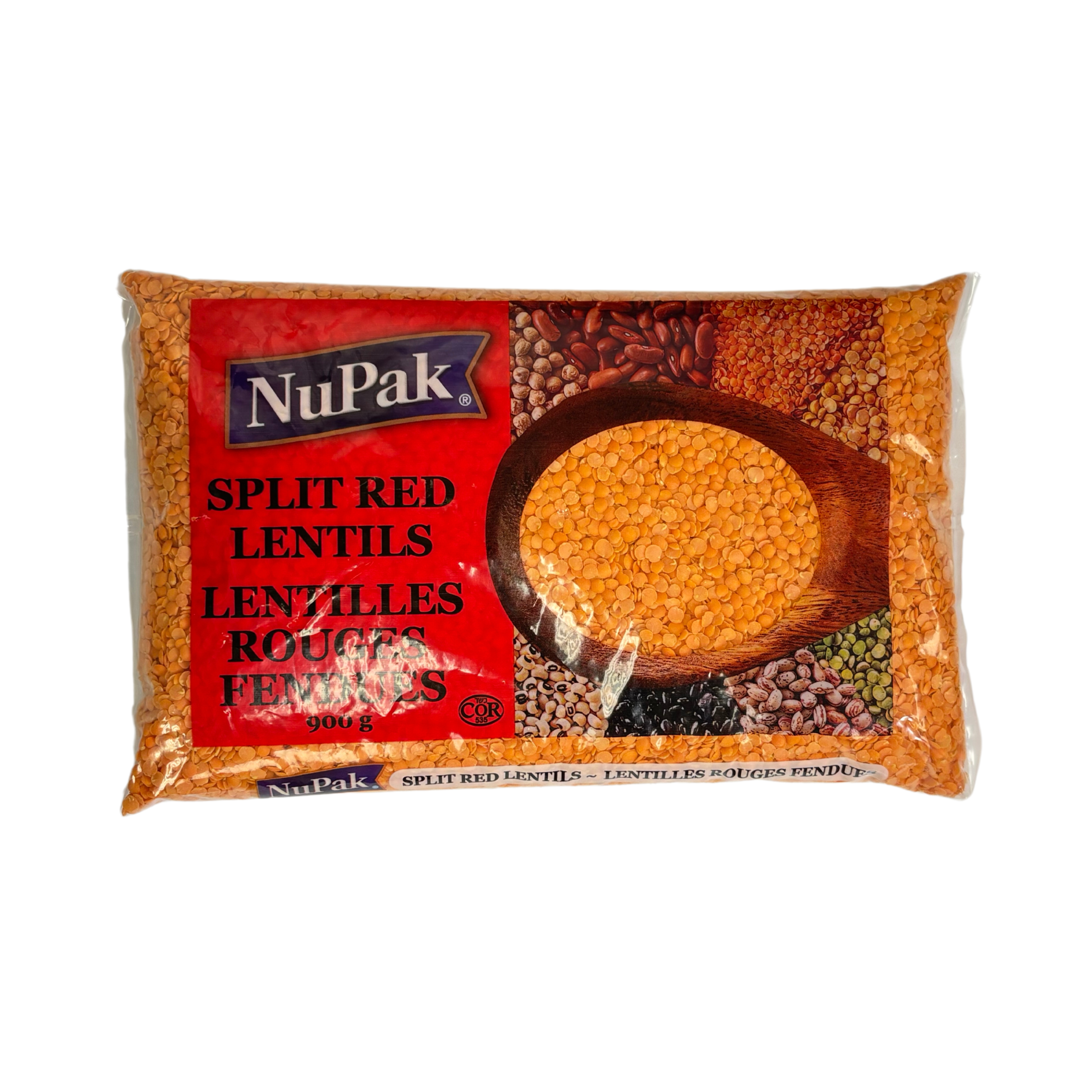 Nupak Red Lentils 900g