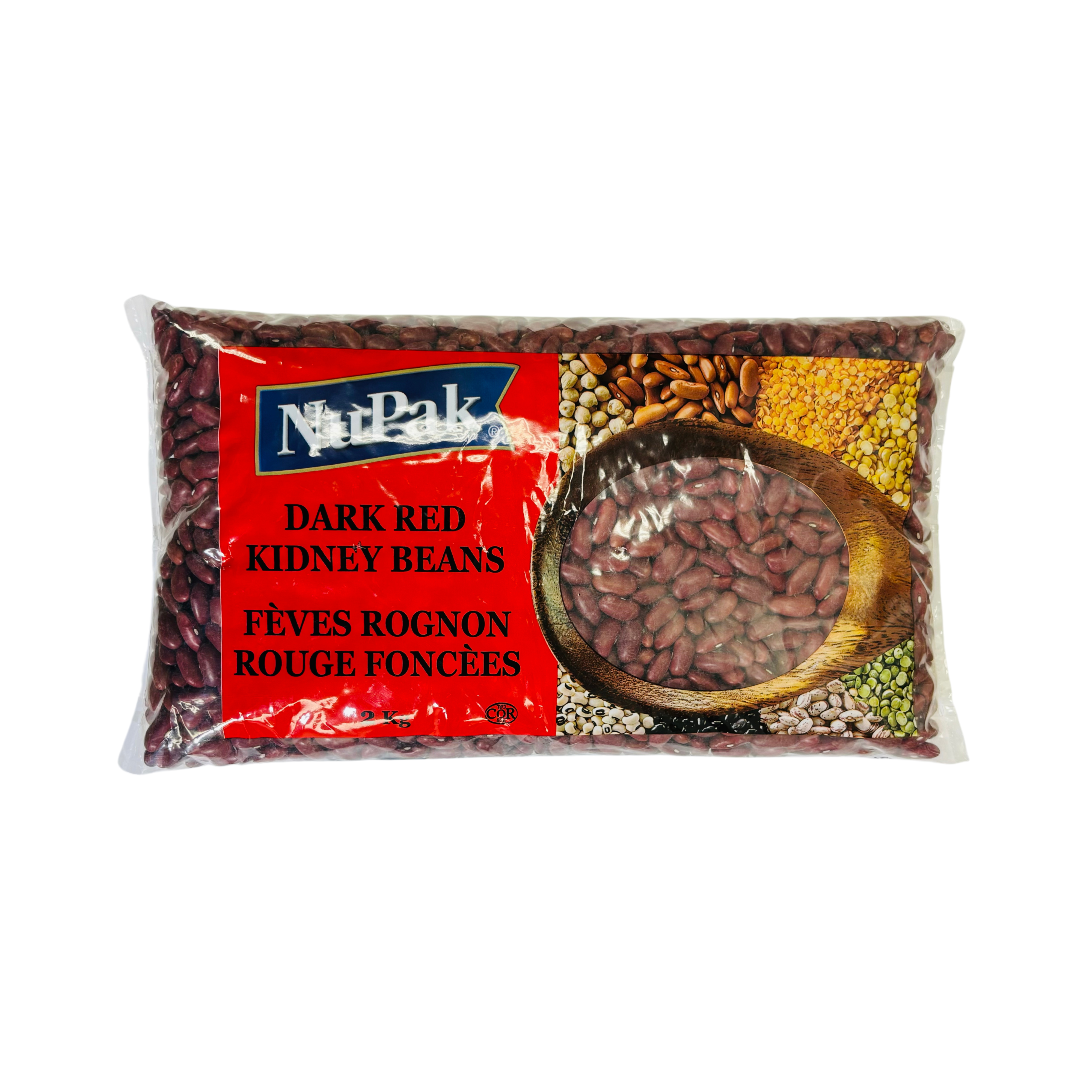 Nupak Dark Red Kidney Beans 2Kg