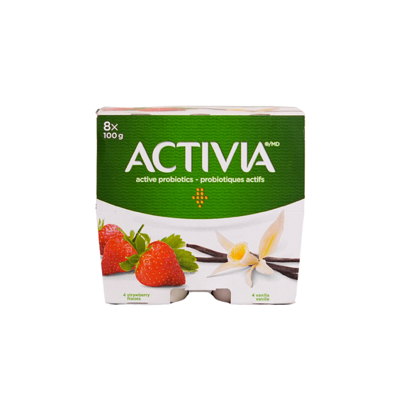 Activia Yogurt Strawberry Vanilla 100G