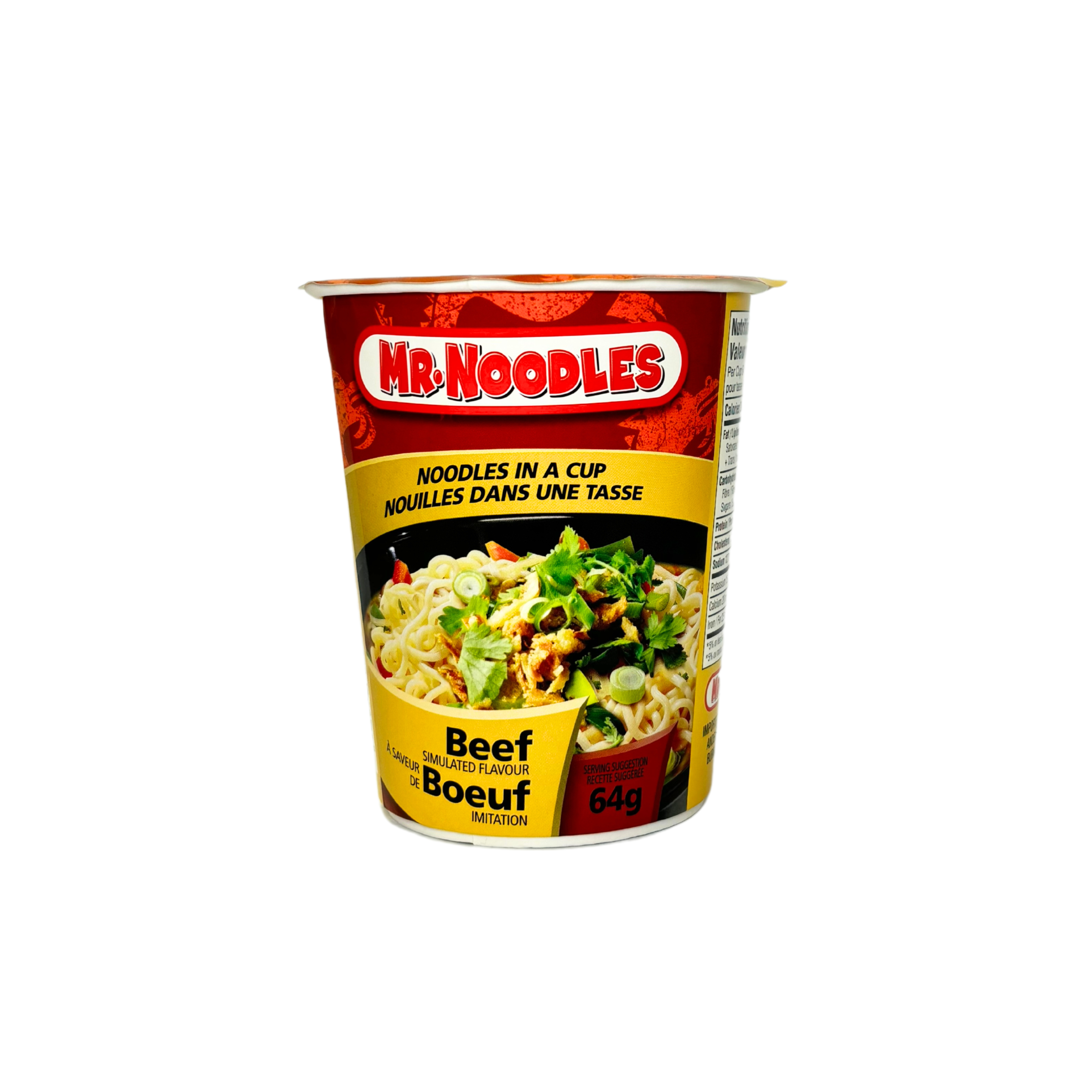 Mr Noodle Cup Spicy Beef 64g