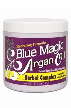 Blue MAgic Argan Oil Herbal Complex Leave in Cond. 13.7oz