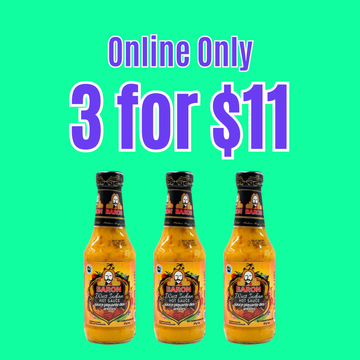 Baron West Indian Hot Sauce 397g (3 Pack)