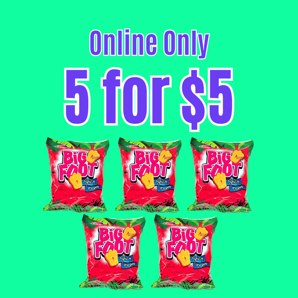 Big Foot Spicy 25g (5 Pack)