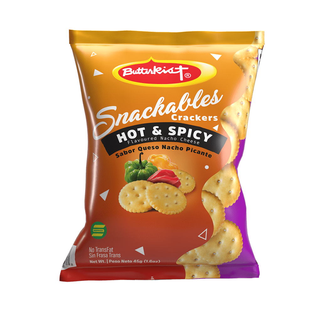 Butterkist Snackables Crackers Hot & Spicy 45g