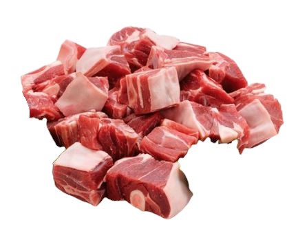 Goat Meat Ontario 2Lb (Freshly Frozen cut in cubes)