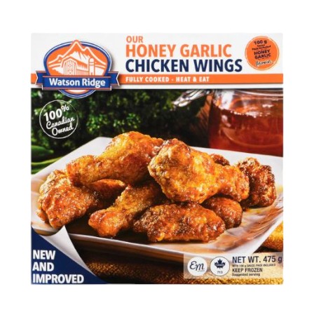 Watson Honey Garlic chicken Wings 475g