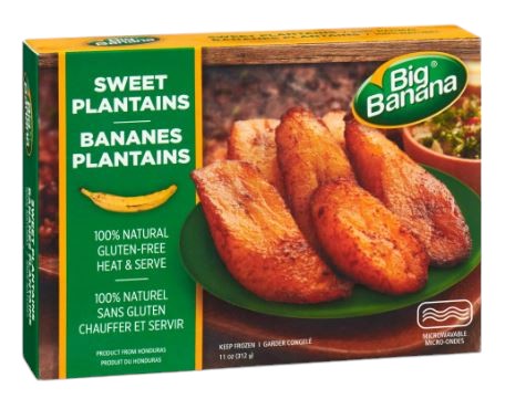 Big Banana Plantain Slices Frozen 11oz