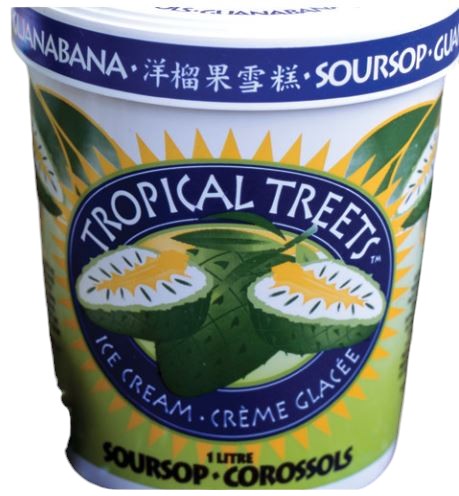 Tropical Treet Soursop Ice Cream 1L