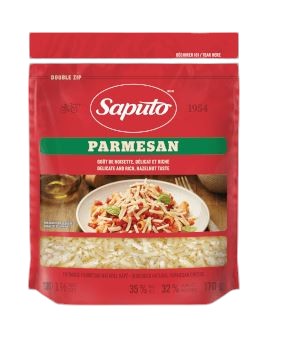 SAPUTO SHREDDED PARMESN CHEESE 140G