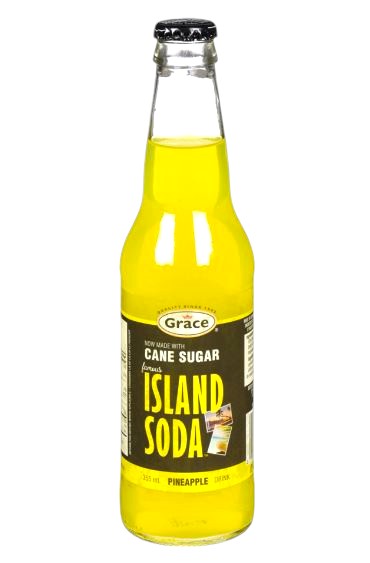 Grace Island Soda Pineapple 355ml