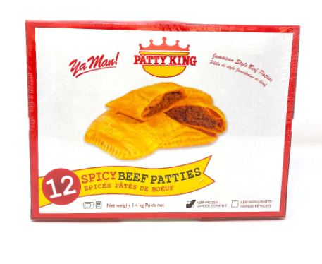 King Patty Spicy Beef Patties 1.4Kg