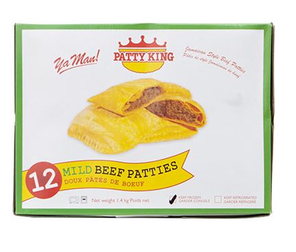 King Patty Mild Beef Patties 1.4Kg