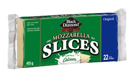 Black Diamond Cheese Mozzarella Slices 410g