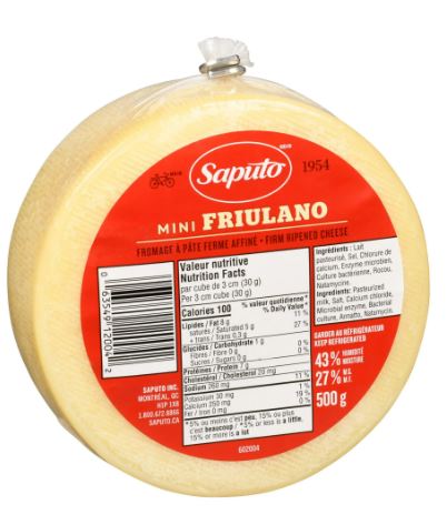 SAPUTO FRIULANO MINI 500G