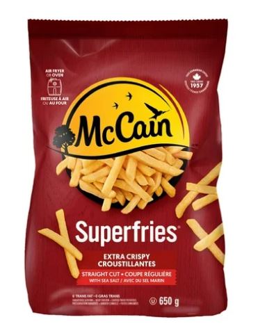 Mccain Super Fries Extra Crispy Original 650G