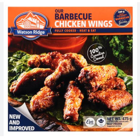 Watson Bbq Chicken Wings 475g