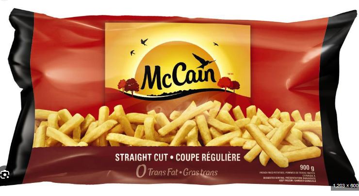 Mccain Straight Cut French fries 900g