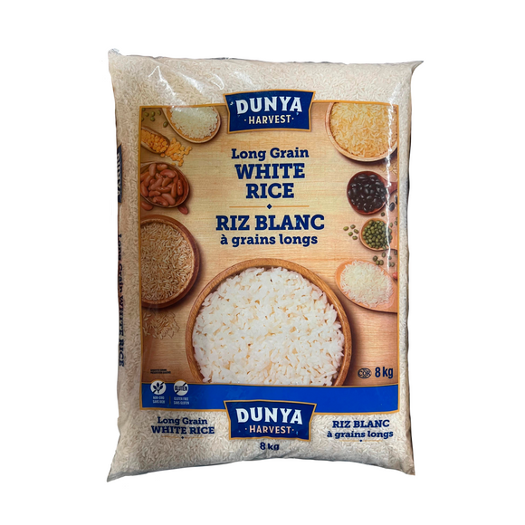 Dunya Long Grain White Rice 8Kg