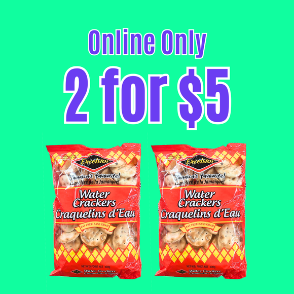 Excelsior Water Crackers 300g (2 Pack)