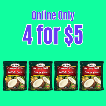 Grace Coconut Milk Powder 50g (4 Pack)