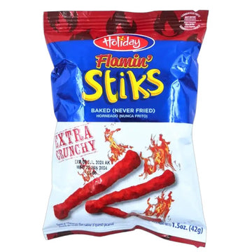 Holiday Cheeze Stiks Flamin Extra Crunchy 39g