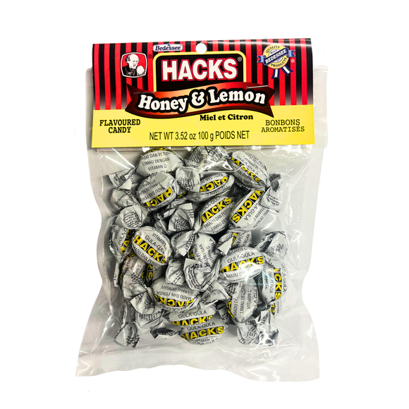 Hacks Candy Lemon 100g
