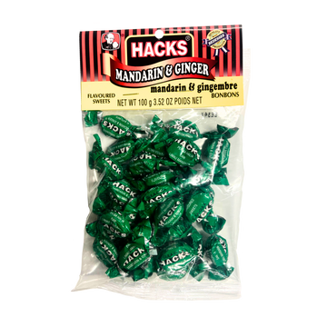 Hacks Candy Mandarin & Ginger 100g