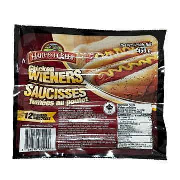 Harvest Creek Chicken Wieners 450G