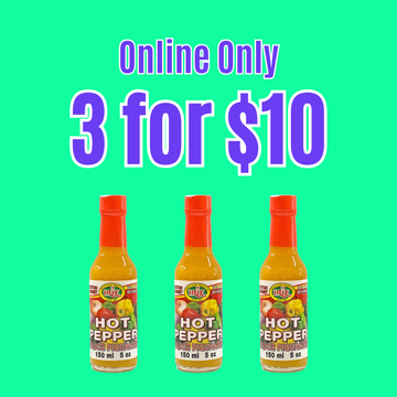 Irie Scotch Bonnet Hot Pepper Sauce 150ml (3 Pack)