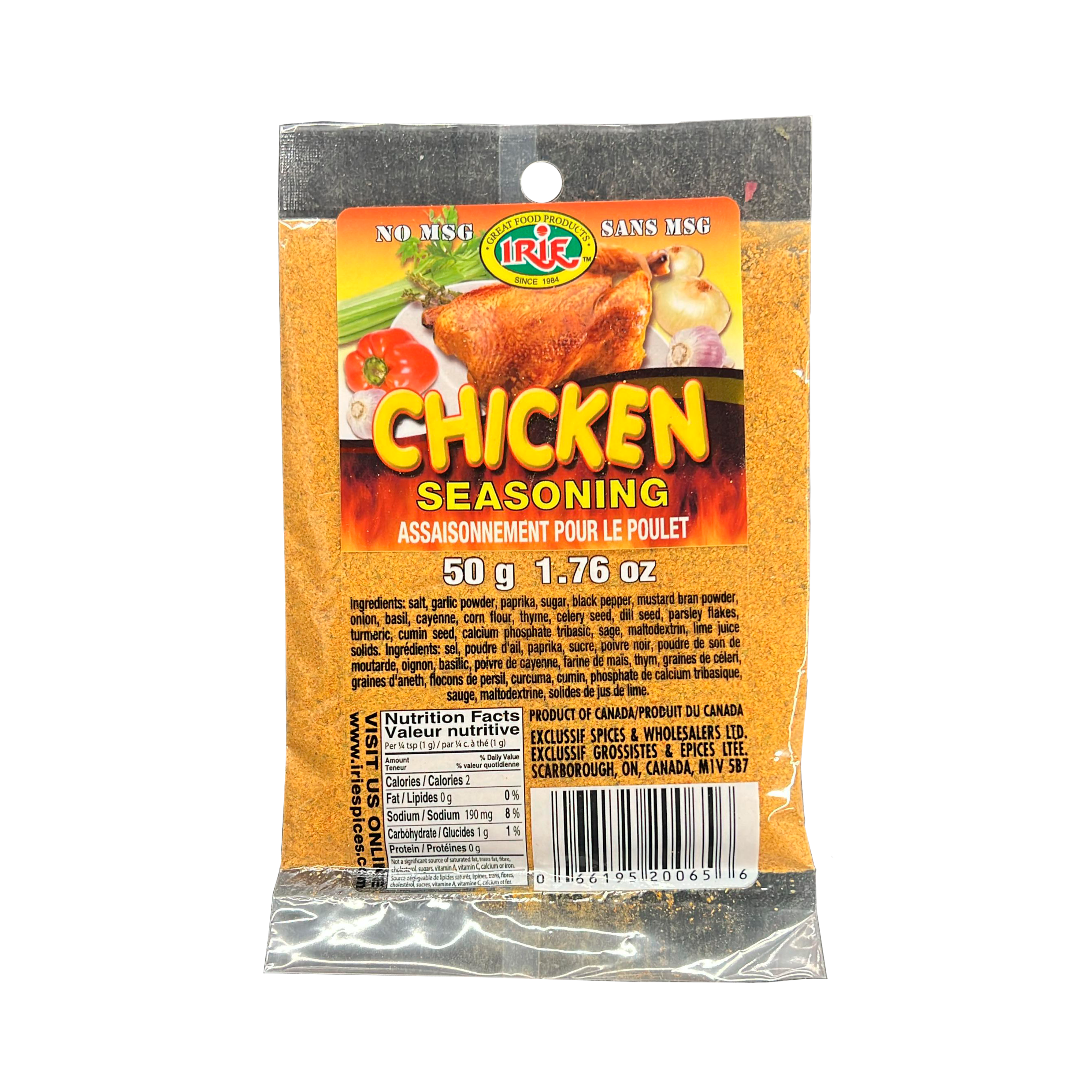 Irie Chicken Seasoning 50g