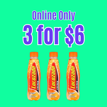 Lucozade Orange 380ml (3 Pack)