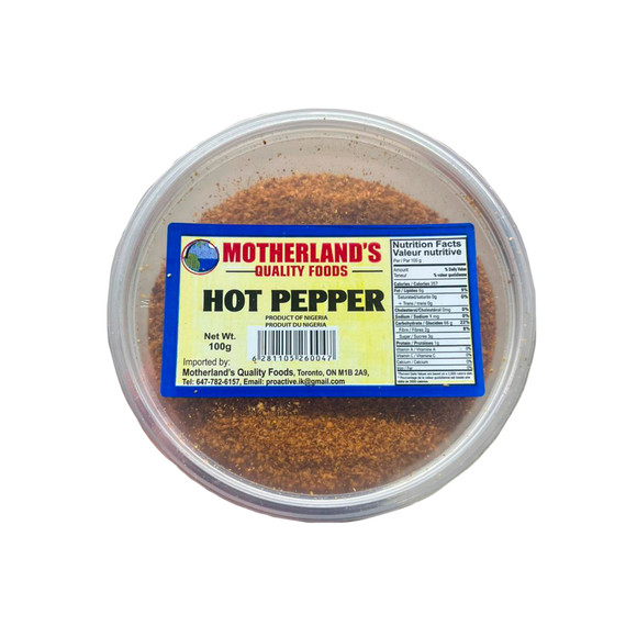 Motherland's Grinded Hot Pepper 100g
