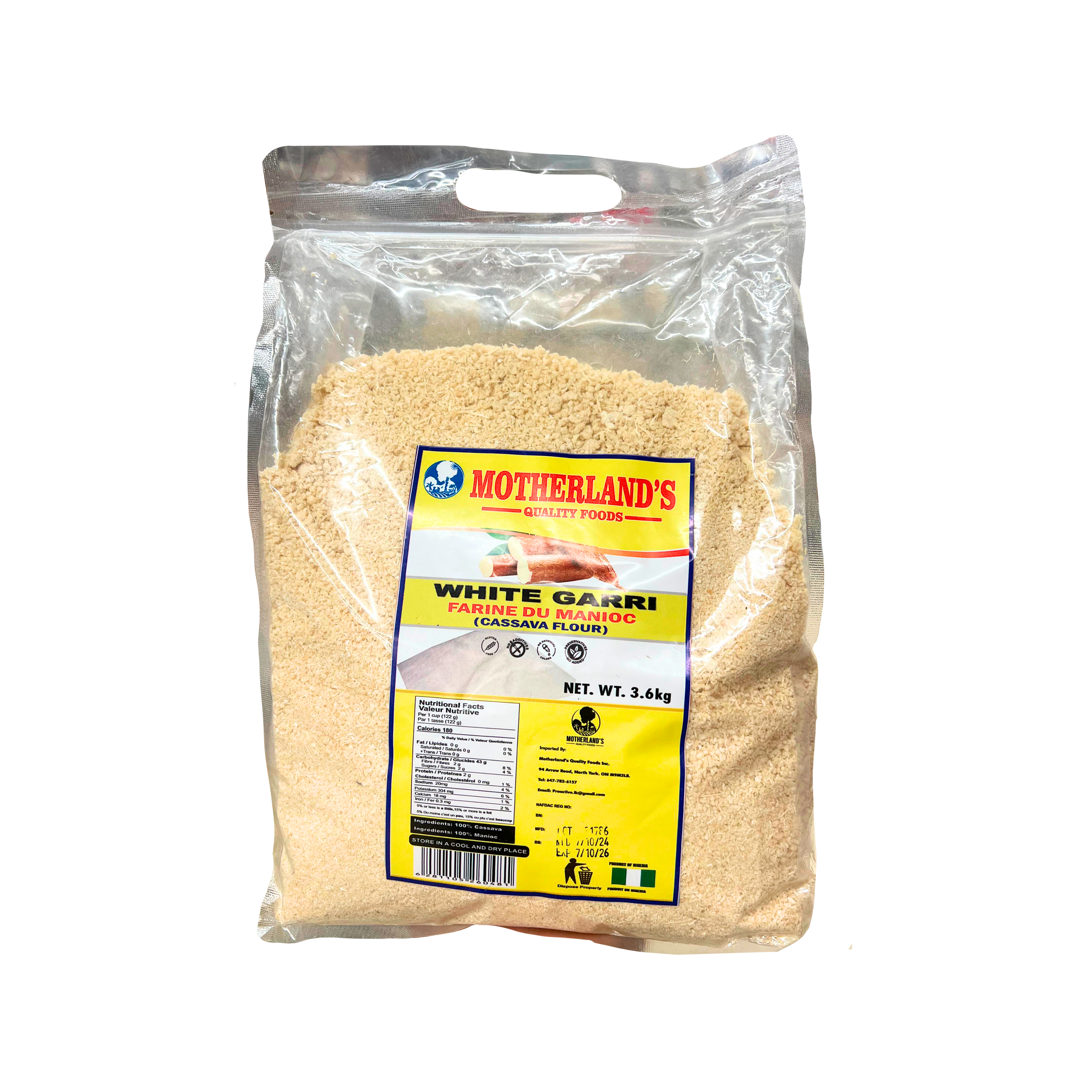Motherland's White Gari 3.6kg