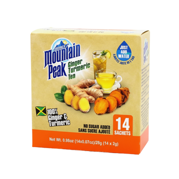 Mountain Peak Ginger Turmeric Unsweet 14*2g