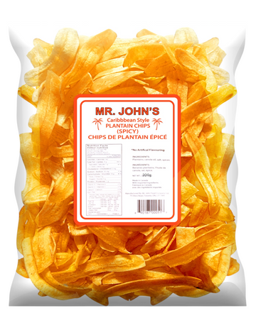 Mr. John's Spicy Plantain Chips 200g