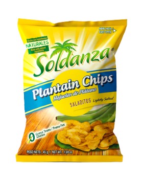 Soldanza Green Plantain Chips 45g