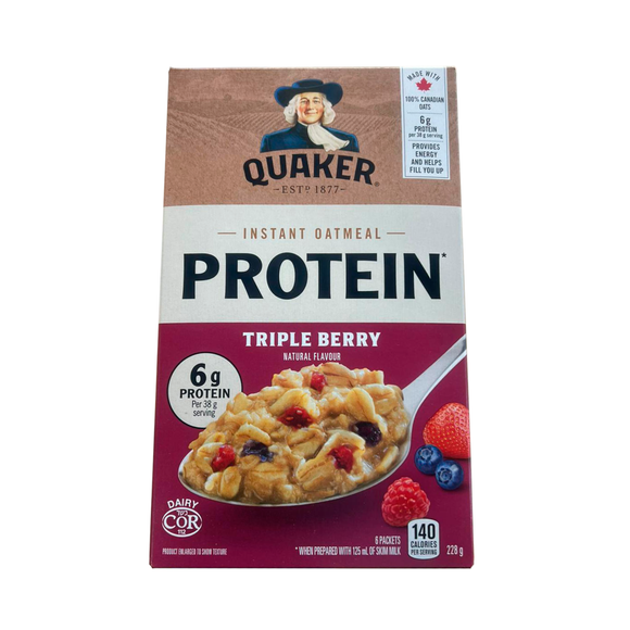 Quaker Instant Oats Tripple Berry 228g