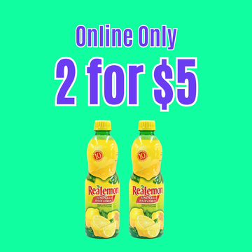 Realemon Lemon Juice 440ml (2 Pack)