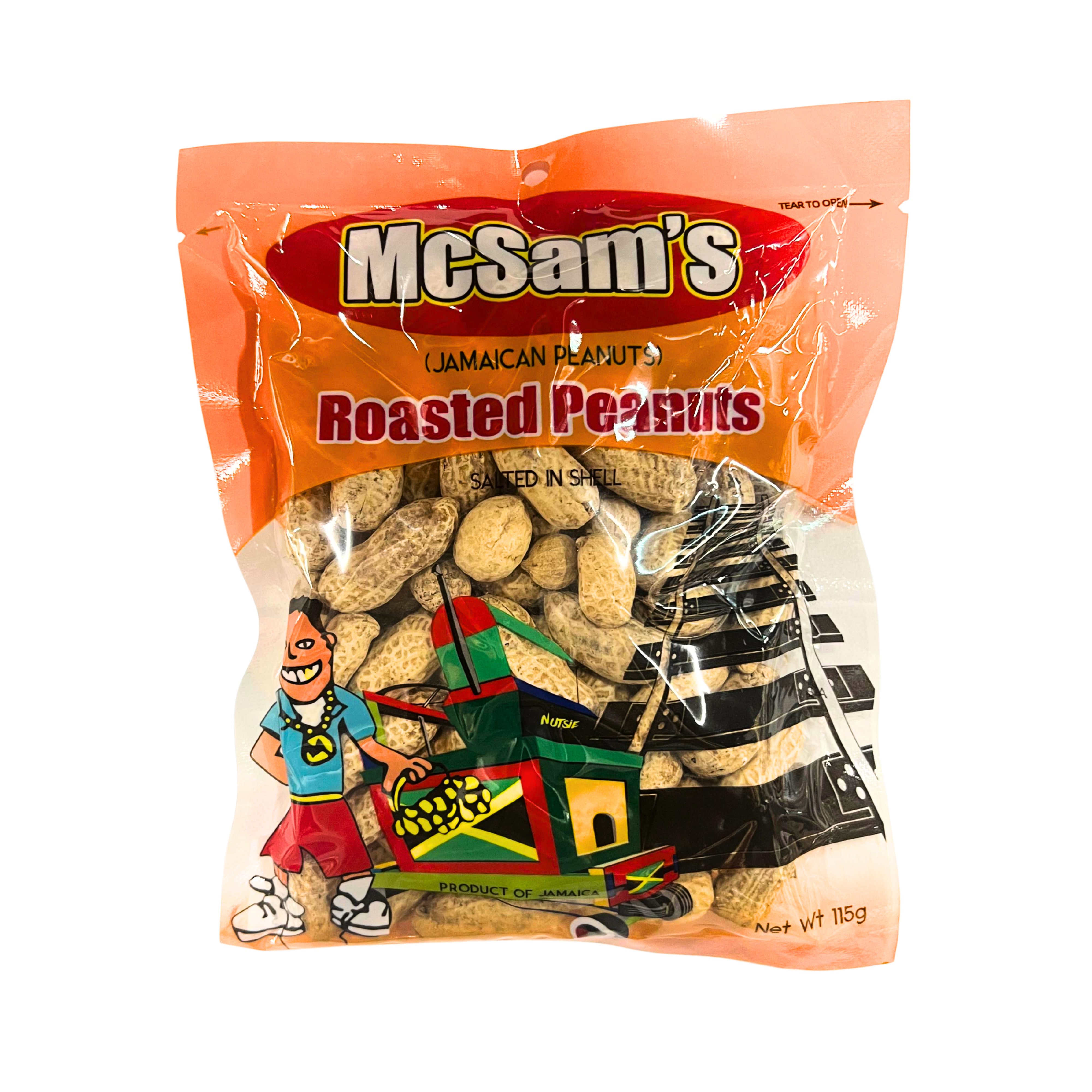McSams's Roasted Peanuts 115g