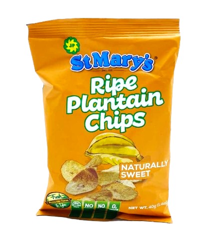 St. Marys Ripe Plantain Chips 40g